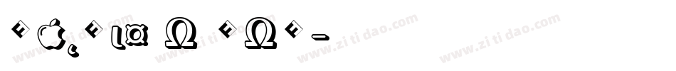 Jackie O ROB字体转换